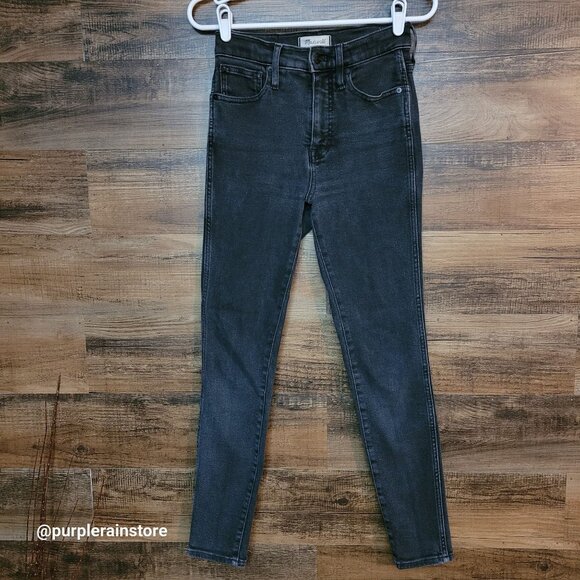 Madewell Jeans 26 Skinny 10" High Rise Starkey Wash MA977 Tummy Control Stretch - Picture 1 of 13